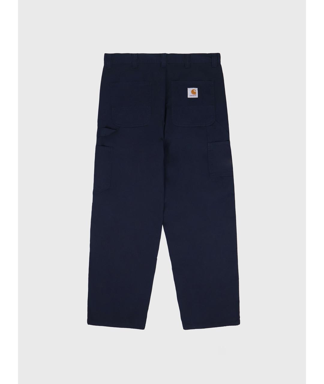 CARHARTT WIP Темно-синие хлопковые повседневные брюки, фото 2