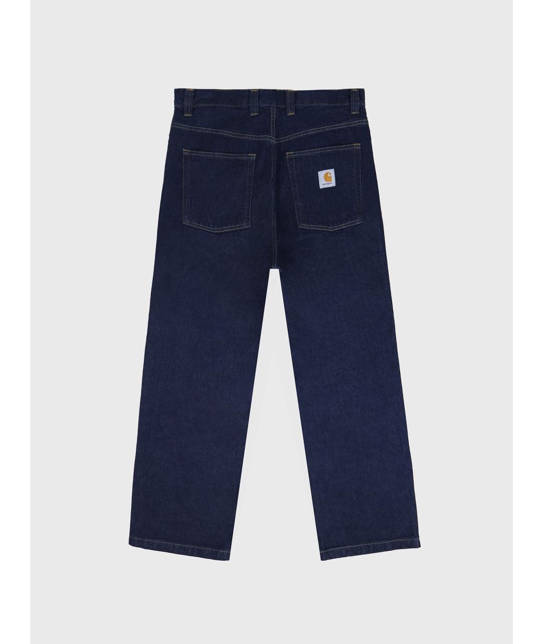 CARHARTT WIP Темно-синие хлопковые джинсы, фото 2
