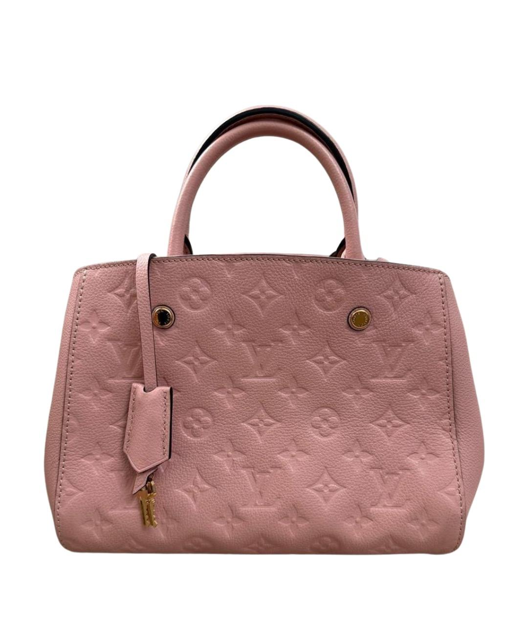 LOUIS VUITTON Коралловая кожаная сумка через плечо, фото 1