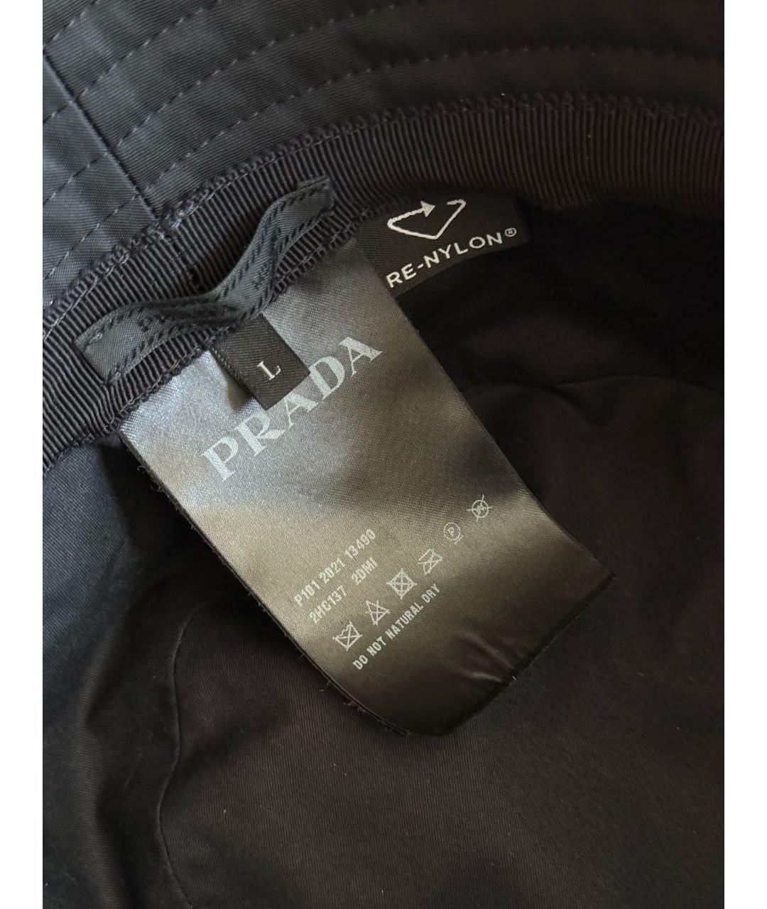PRADA Черная кепка/бейсболка, фото 4