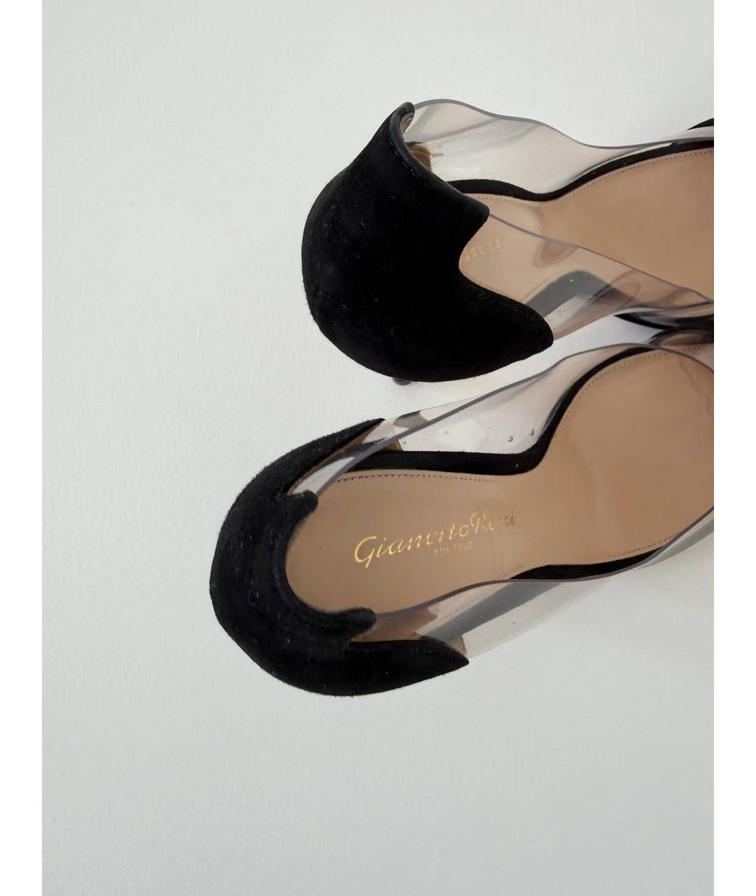 GIANVITO ROSSI Черные замшевые туфли, фото 6