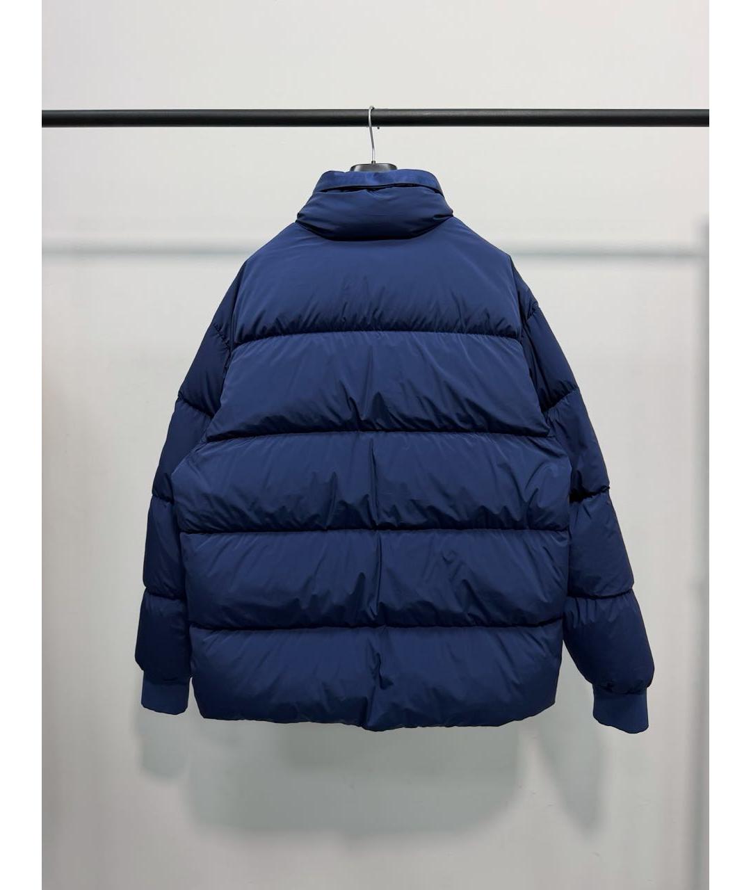 CP COMPANY Синий нейлоновый пуховик, фото 4