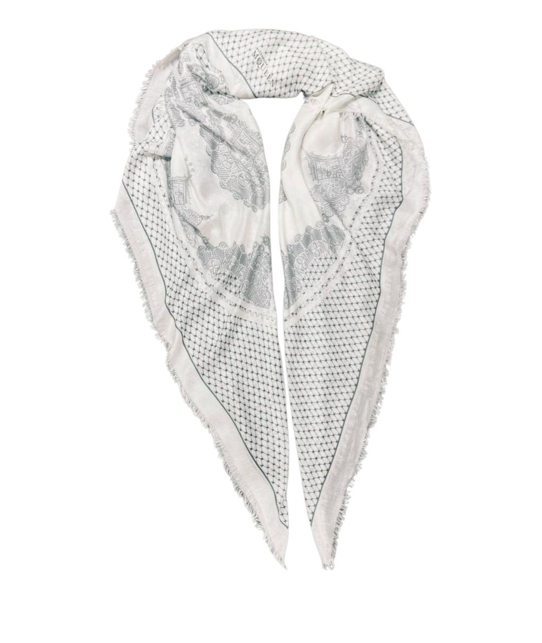 ALEXANDER MCQUEEN Белый платок, фото 1
