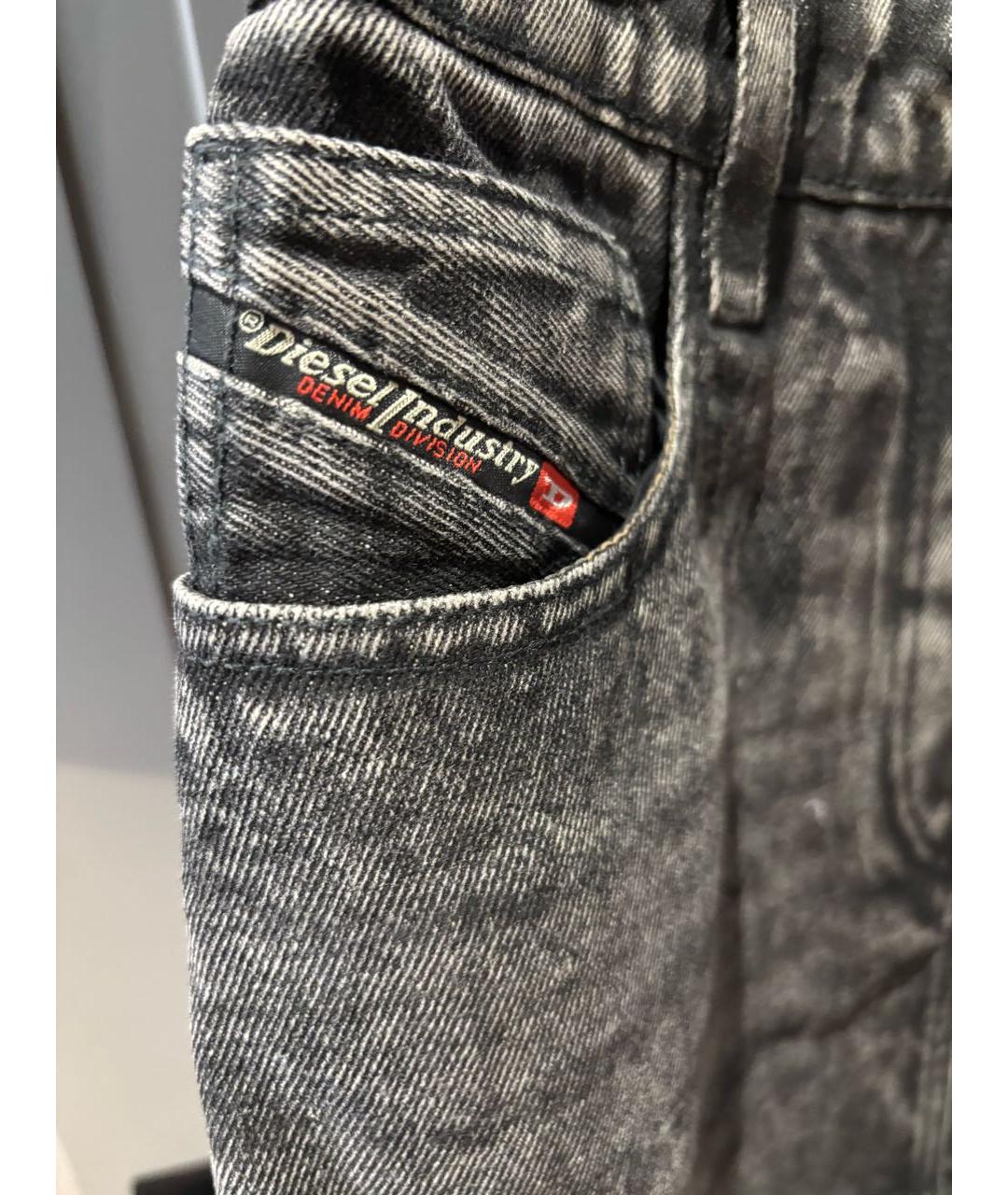 DIESEL Черное кожаное пальто, фото 8