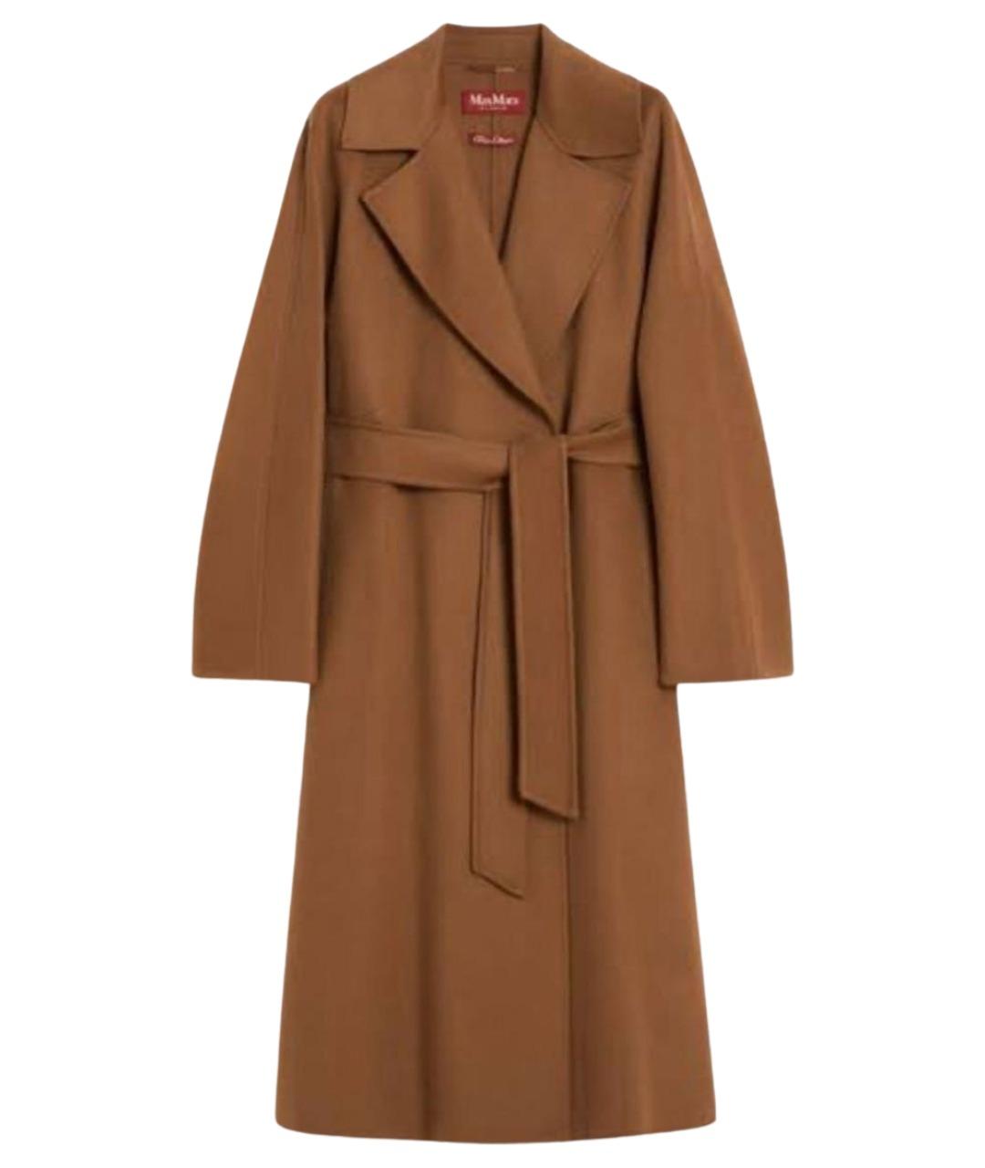 MAX MARA STUDIO Бежевое кашемировое пальто, фото 1