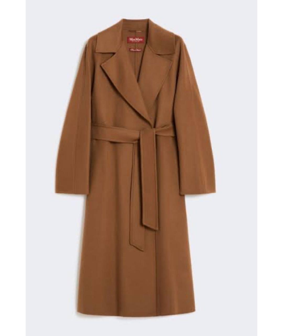 MAX MARA STUDIO Бежевое кашемировое пальто, фото 6