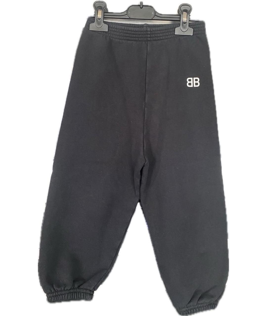 BALENCIAGA Черные хлопковые брюки и шорты, фото 3