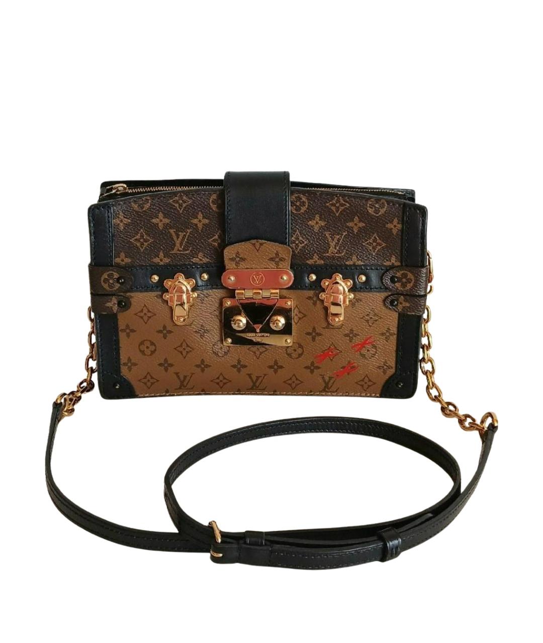 LOUIS VUITTON Коричневая сумка через плечо из канвы, фото 1