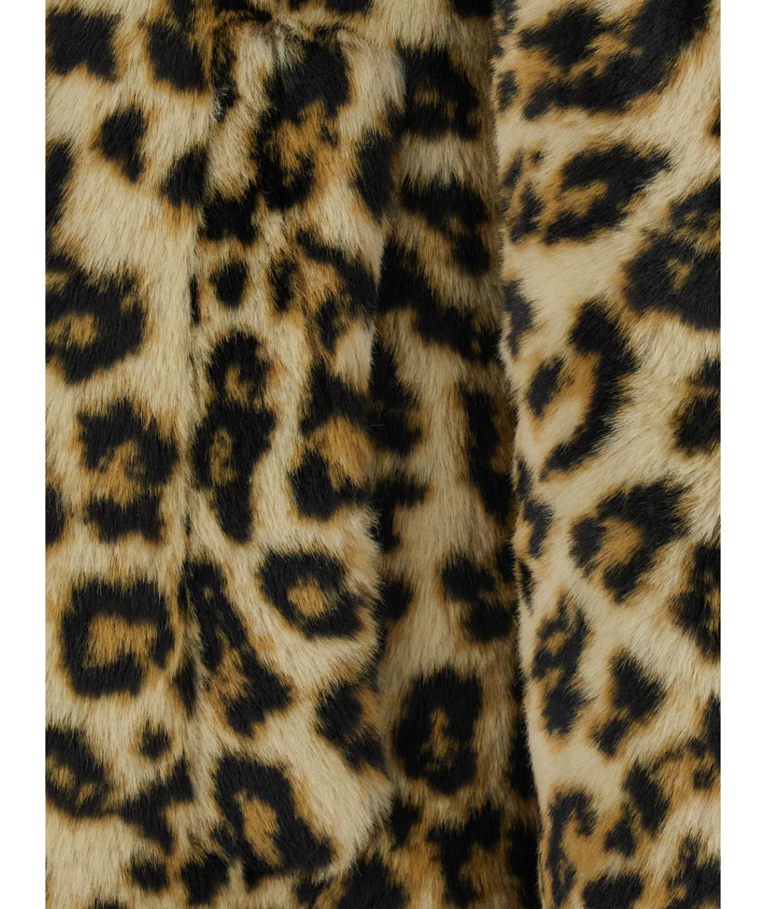 GIVENCHY Коричневая полиэстеровая шуба, фото 3