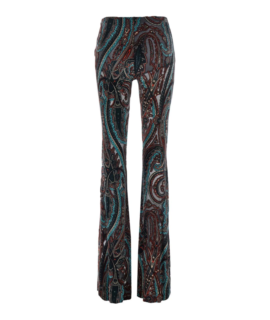ETRO Мульти вискозные прямые брюки, фото 2