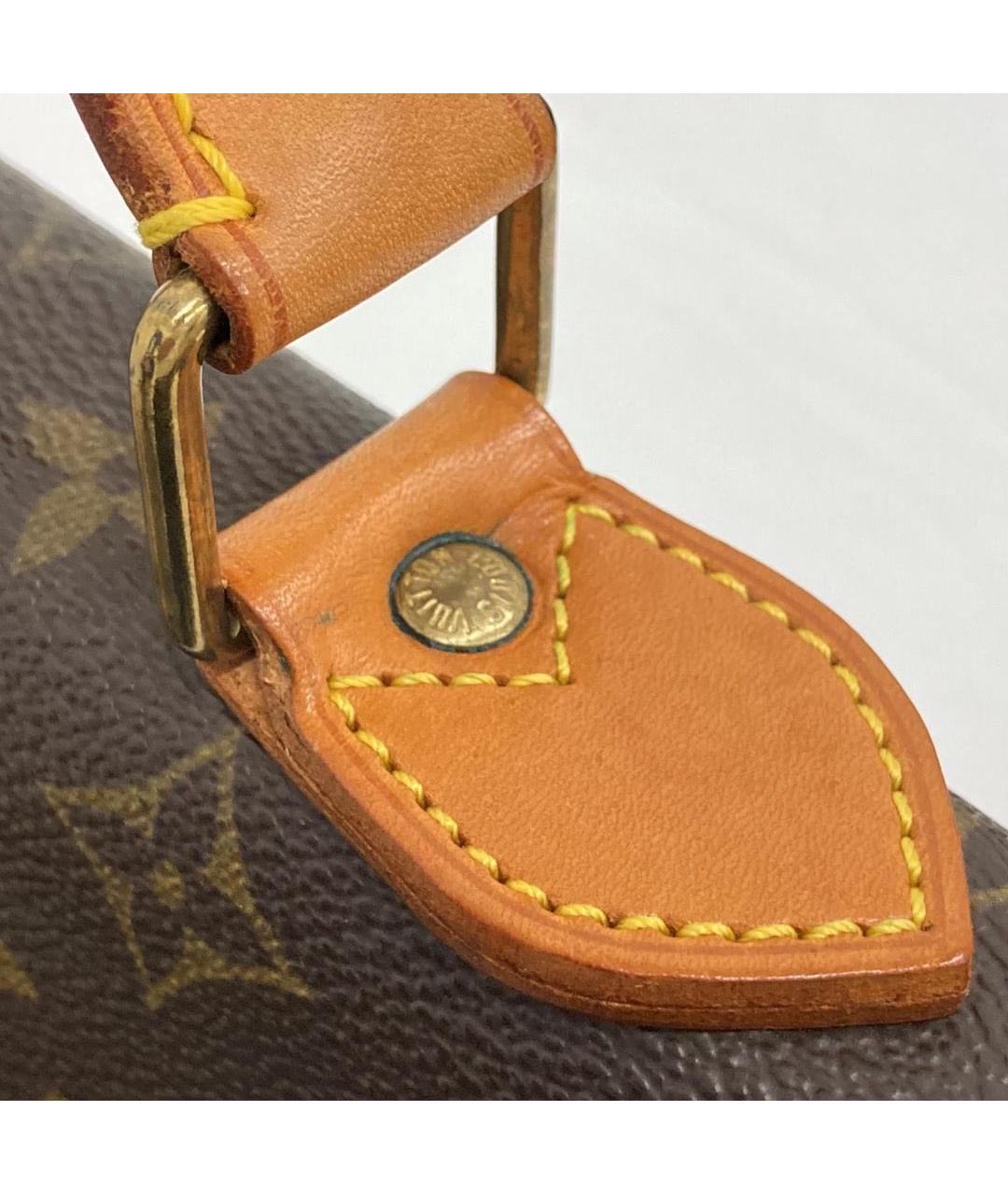 LOUIS VUITTON Коричневый портфель из канвы, фото 5
