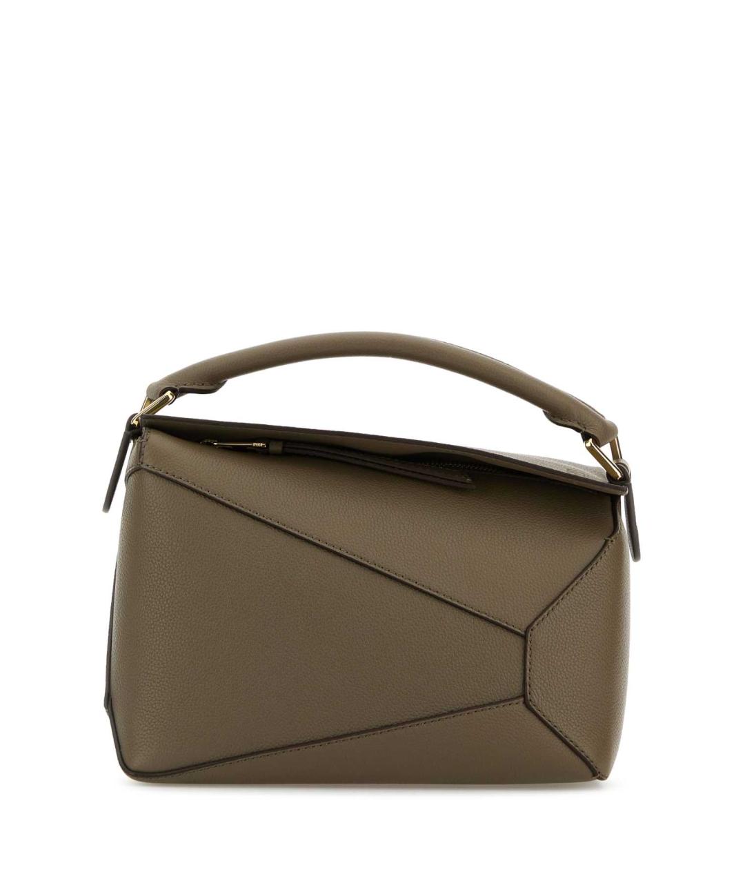 LOEWE Коричневая кожаная сумка через плечо, фото 1