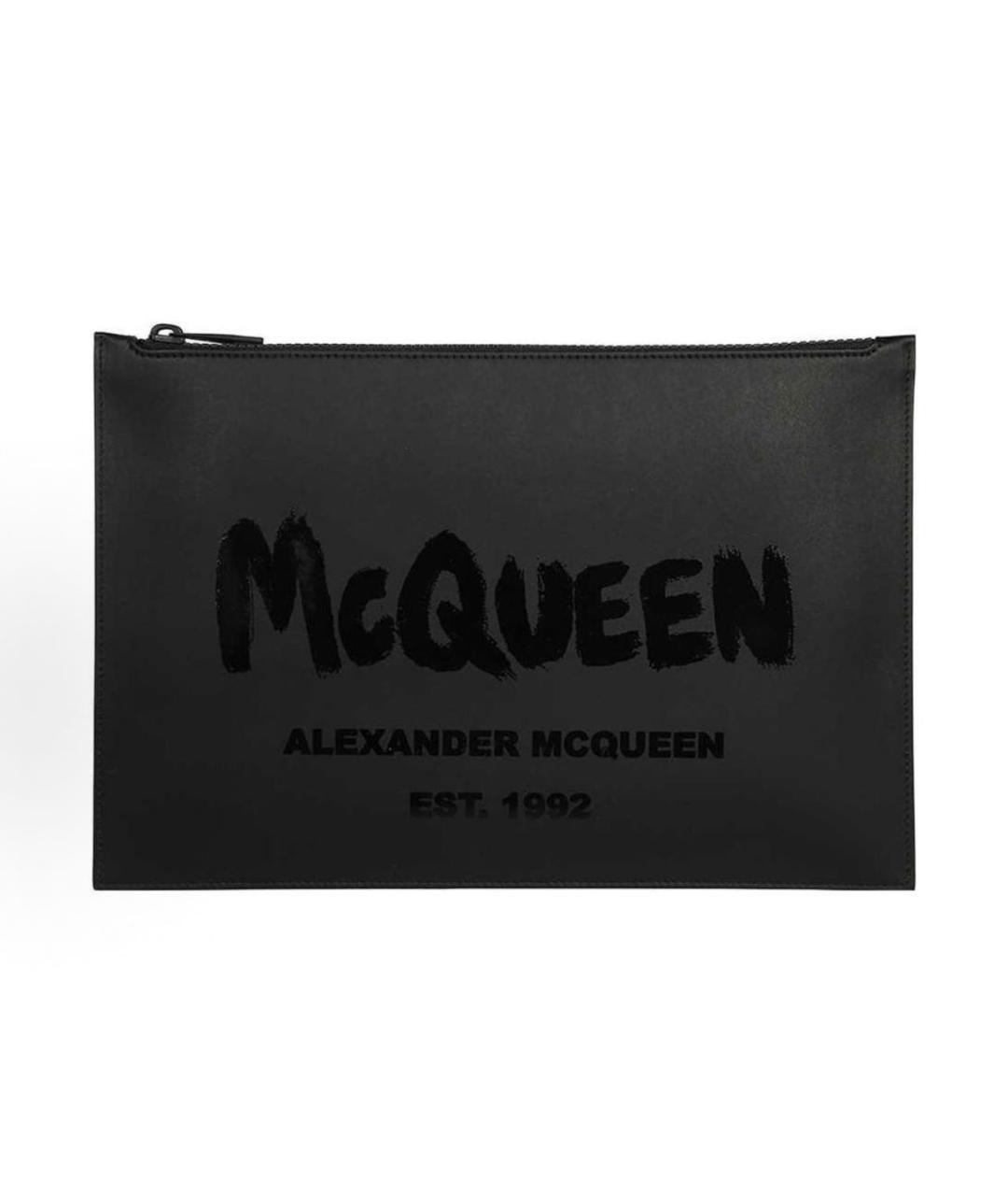 ALEXANDER MCQUEEN Черная кожаная папка для документов, фото 6