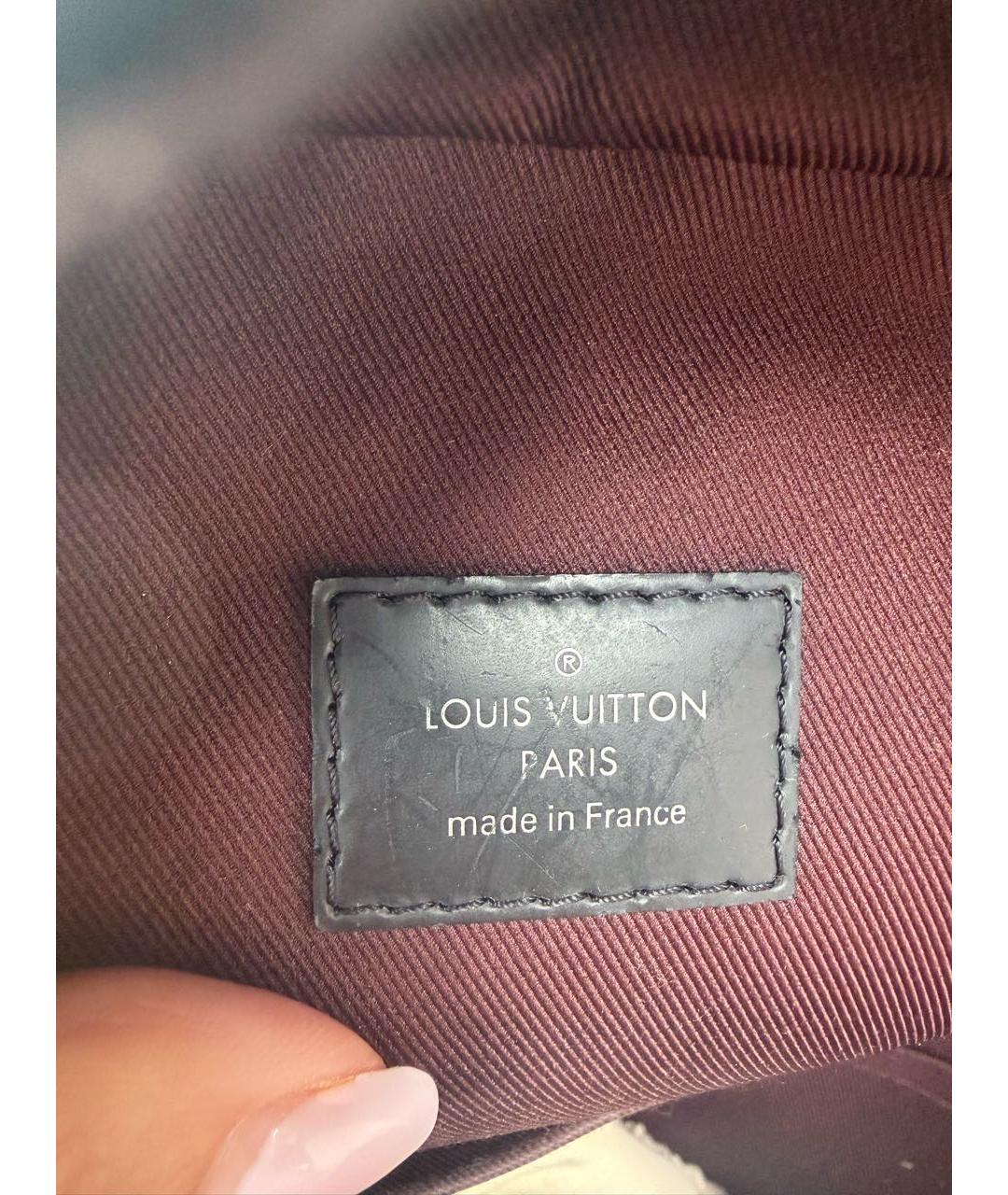 LOUIS VUITTON Коричневый рюкзак из канвы, фото 7