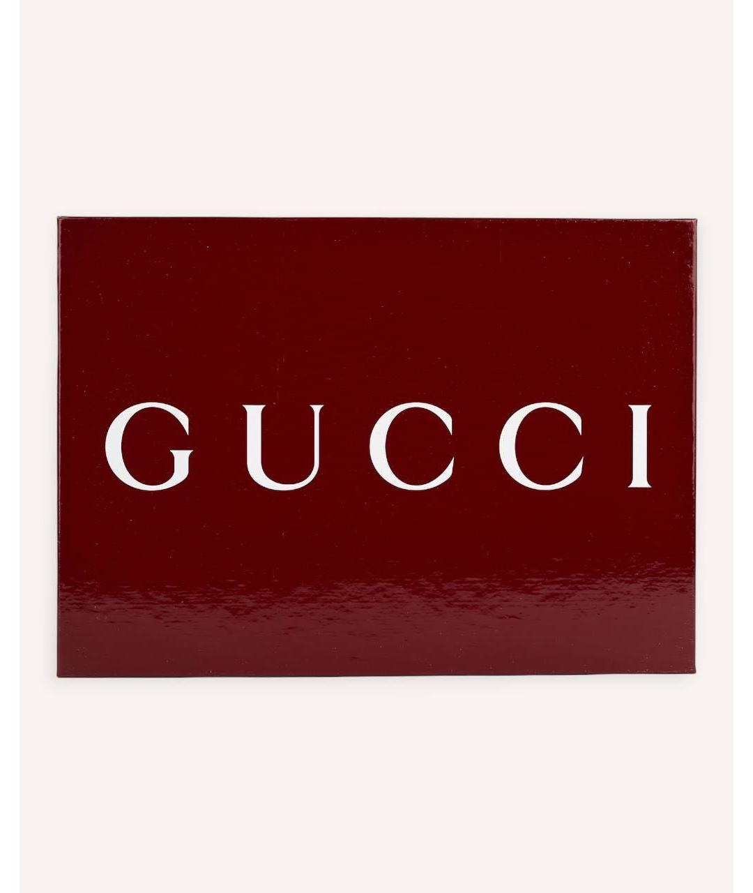 GUCCI Коричневая папка для документов из канвы, фото 5