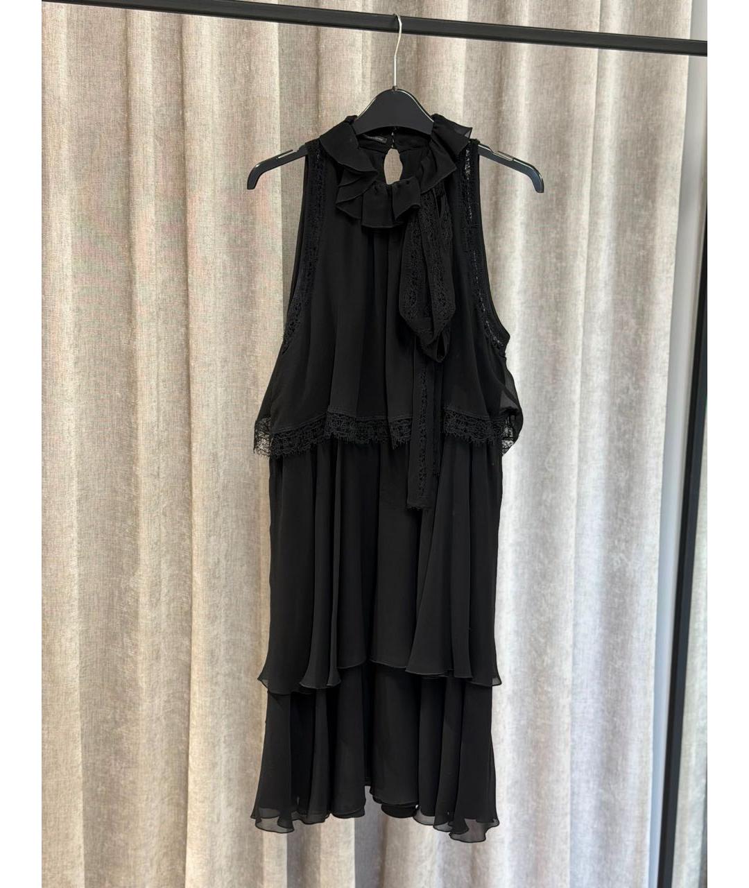 ERMANNO SCERVINO Черное коктейльное платье, фото 3