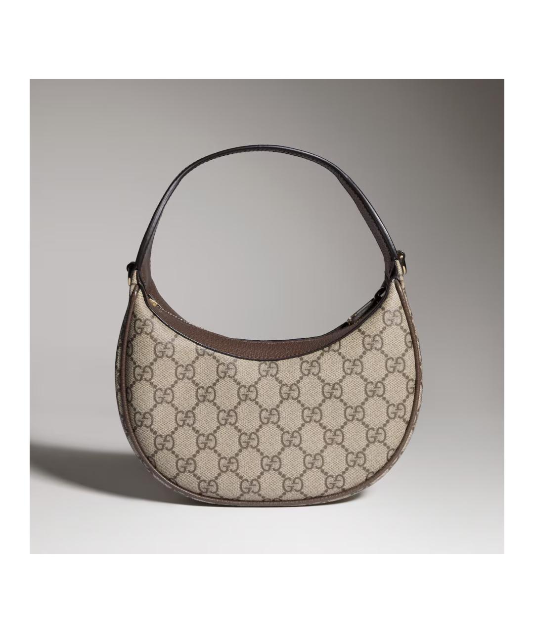 GUCCI Бежевая тканевая сумка через плечо, фото 6