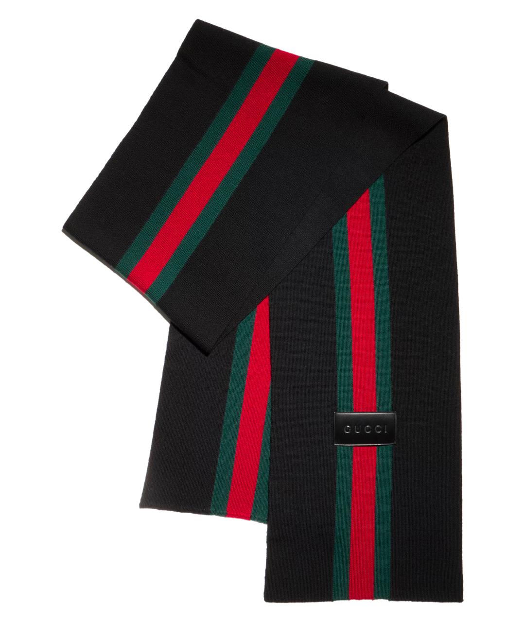 GUCCI Мульти шерстяной шарф, фото 1