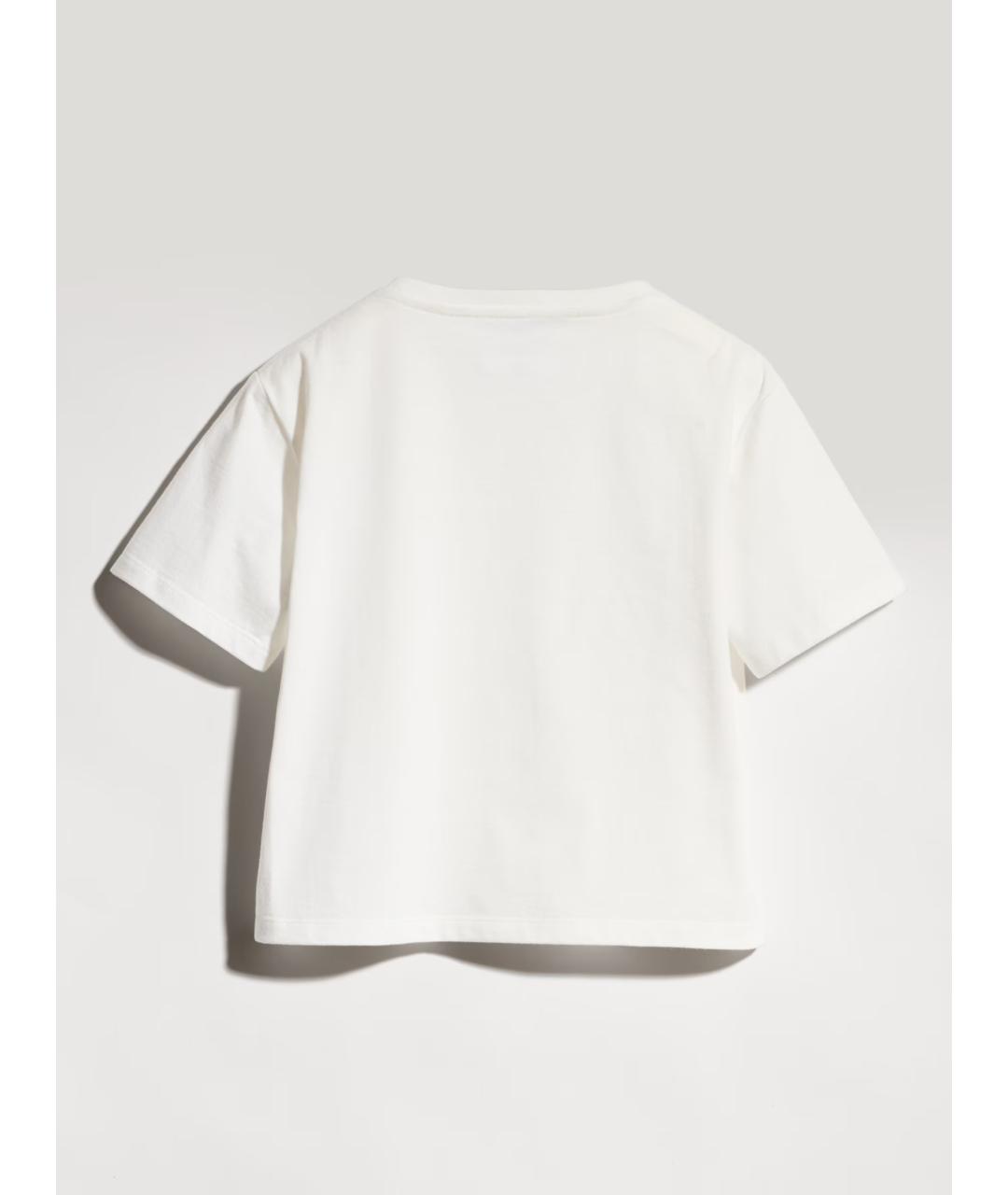 GUCCI Белая хлопковая детская футболка, фото 2