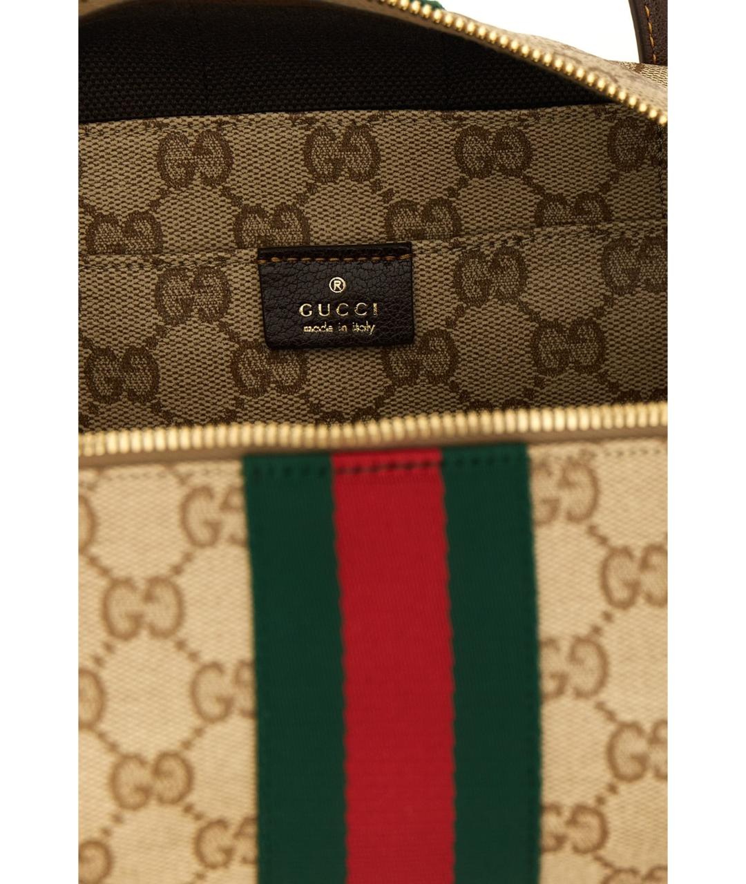 GUCCI Бежевая сумка тоут, фото 4