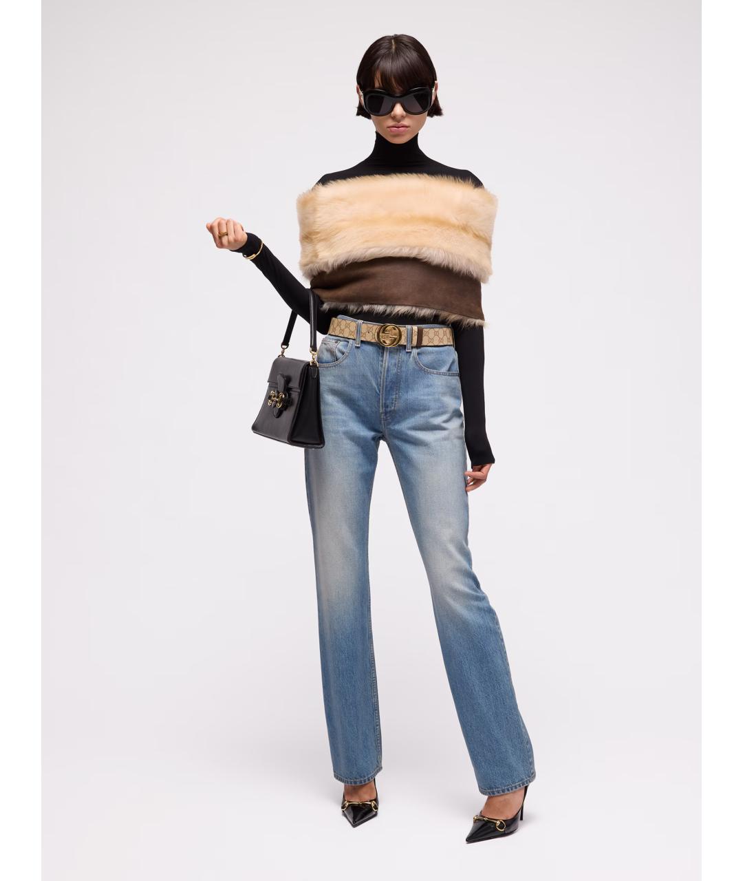 GUCCI Мульти кожаный ремень, фото 5