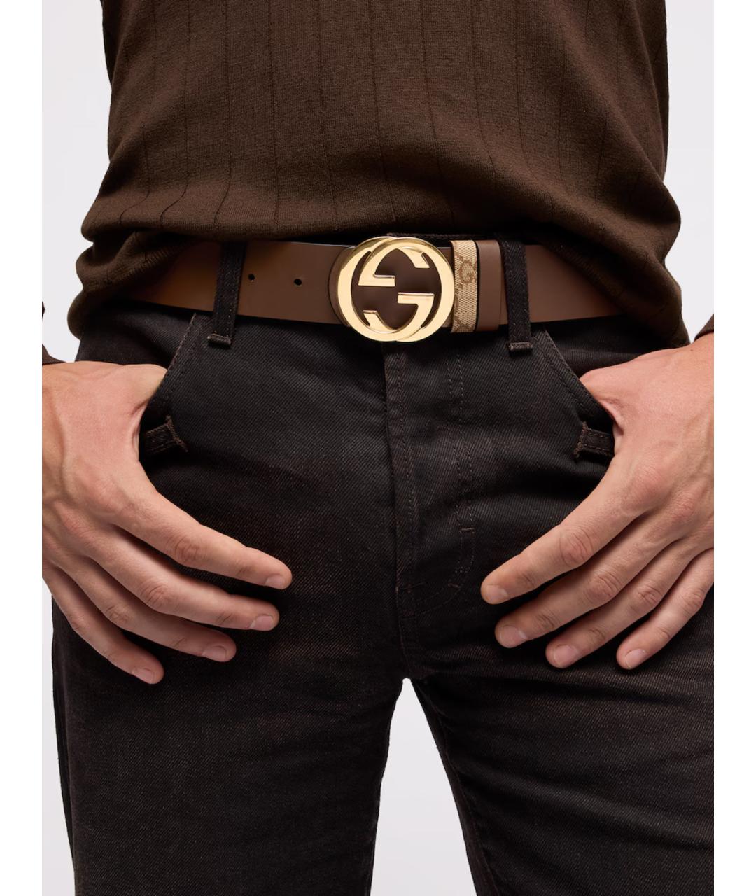 GUCCI Мульти кожаный ремень, фото 6