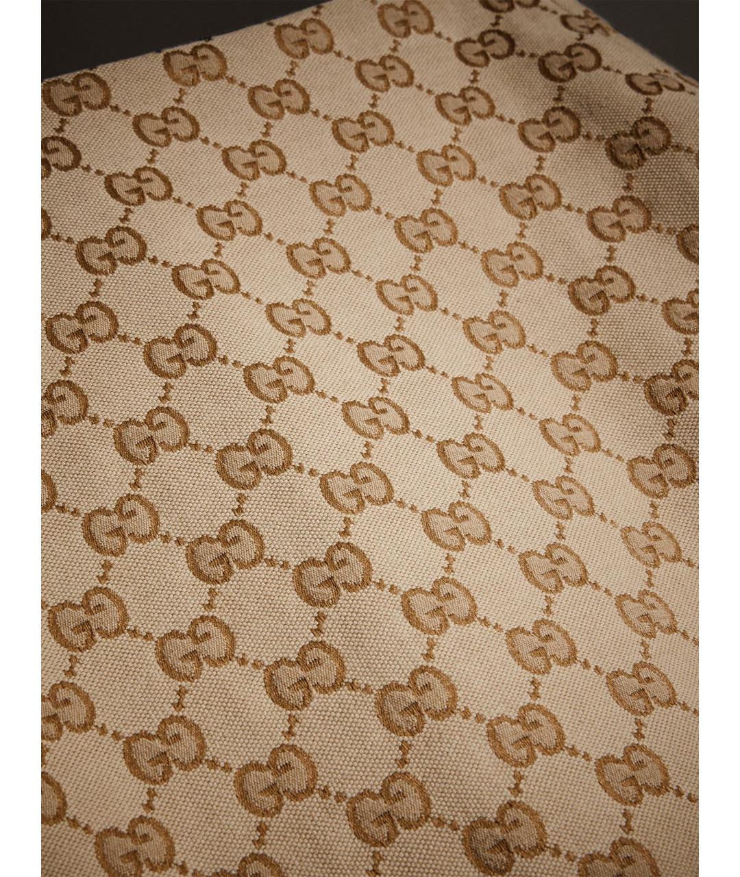 GUCCI Бежевая хлопковая юбка миди, фото 5