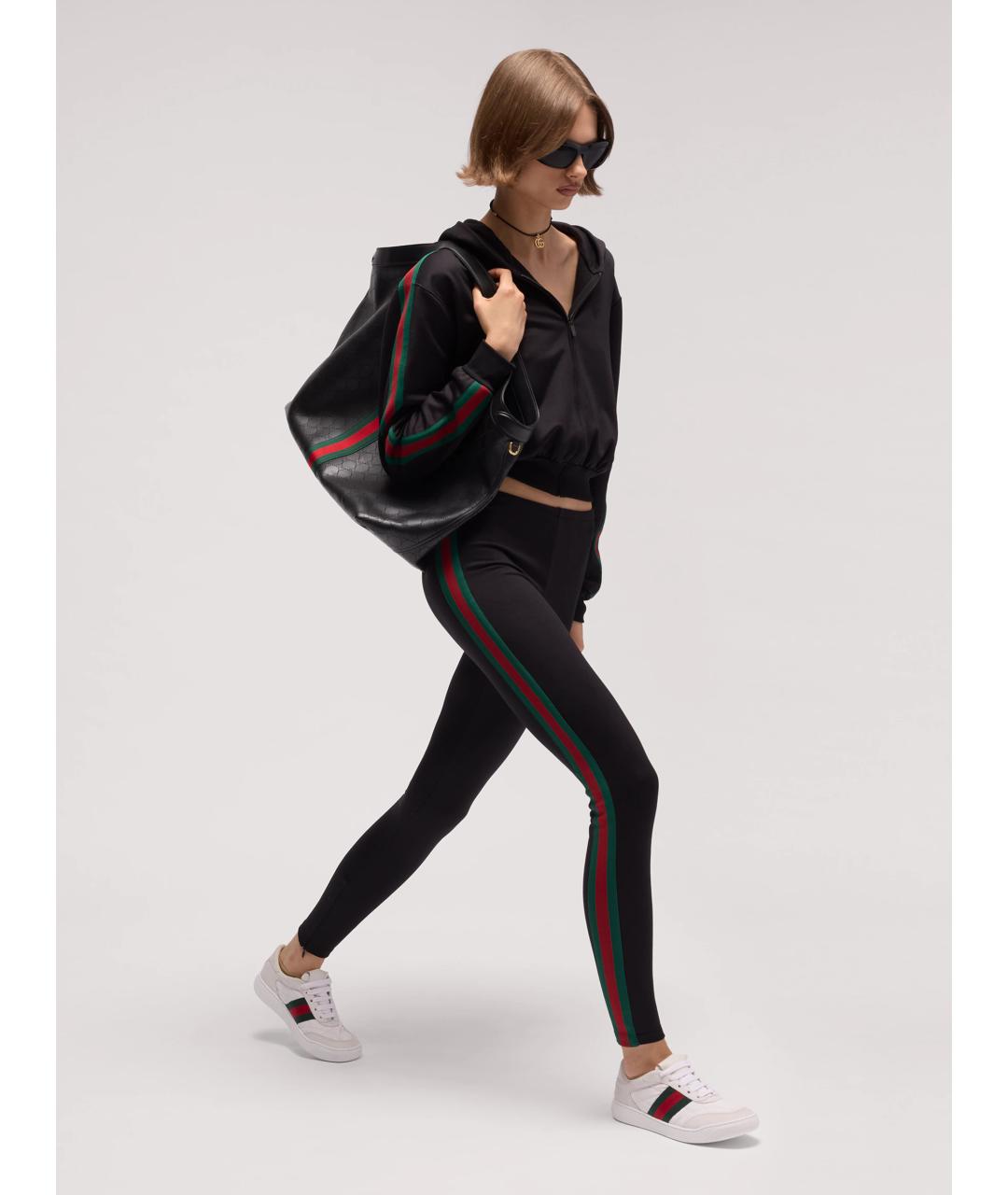 GUCCI Белые текстильные кроссовки, фото 4