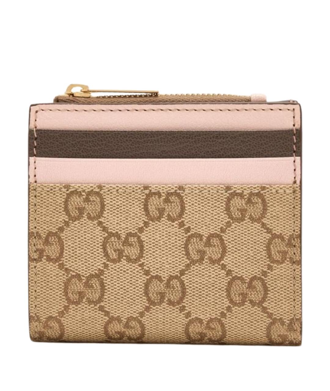 GUCCI Бежевый кардхолдер, фото 1