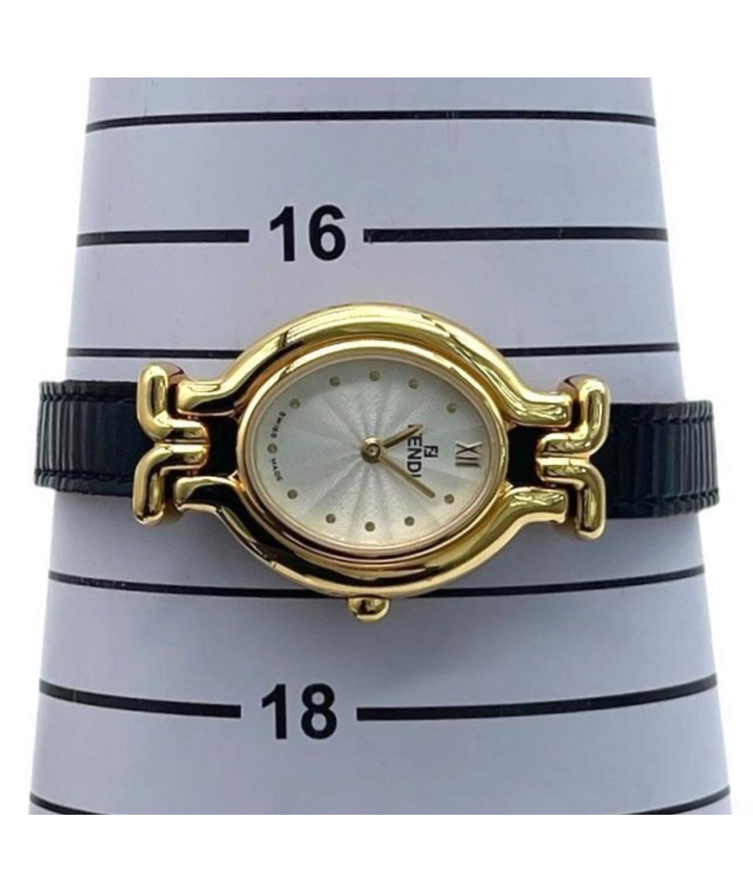 FENDI Черные часы, фото 6