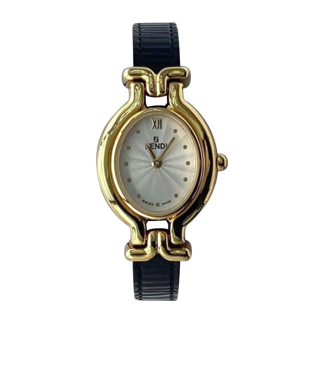 FENDI Черные часы, фото 1