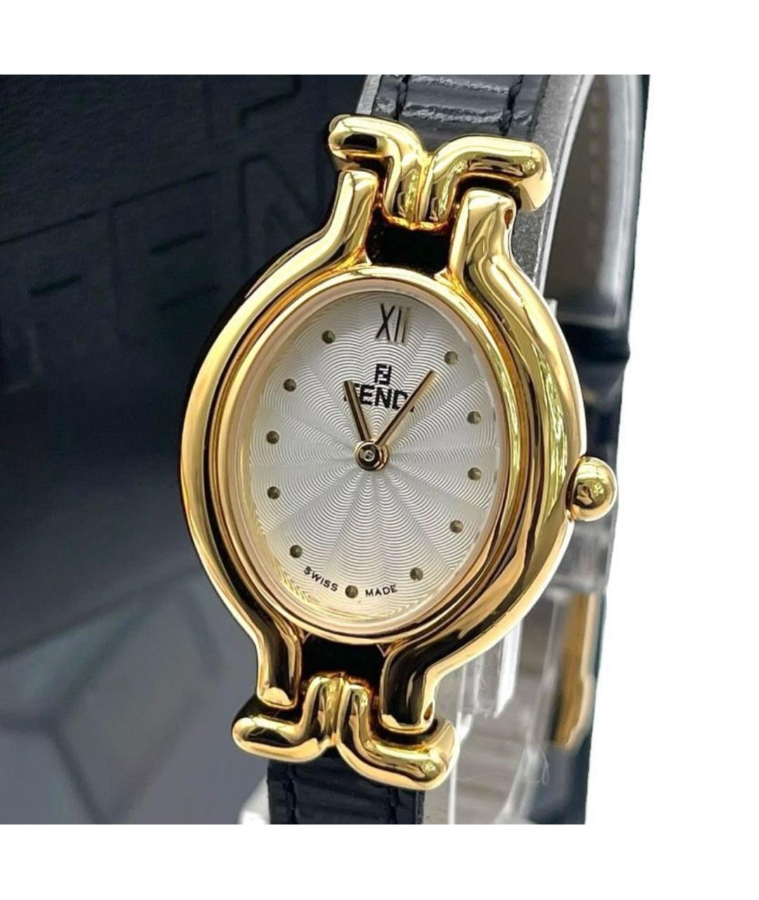 FENDI Черные часы, фото 9