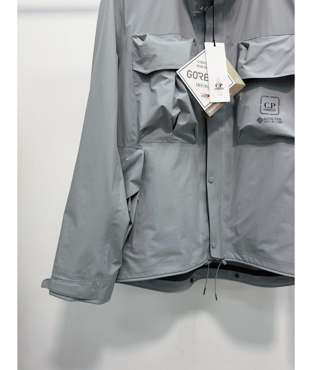 CP COMPANY Серая нейлоновая куртка, фото 4