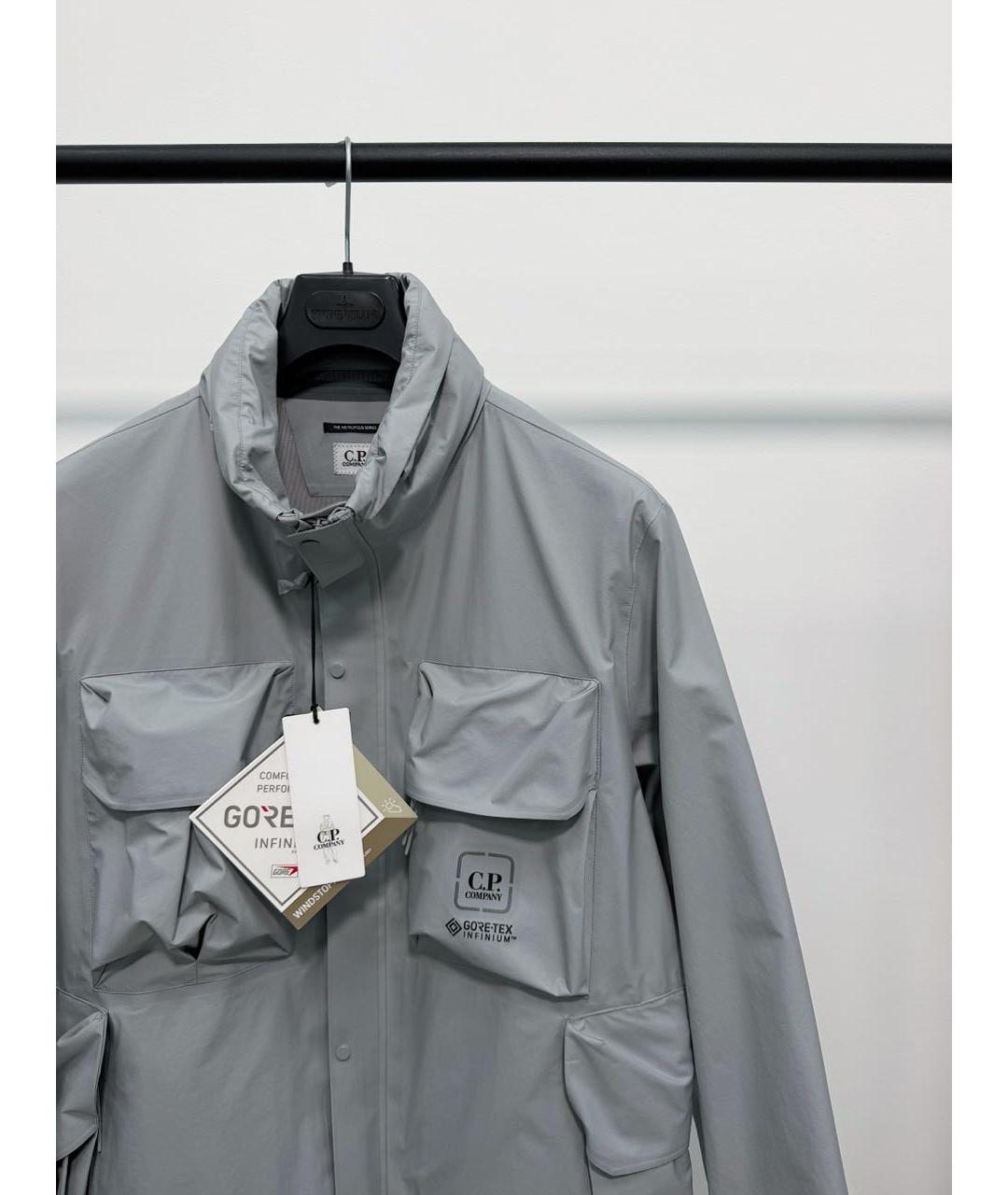 CP COMPANY Серая нейлоновая куртка, фото 3