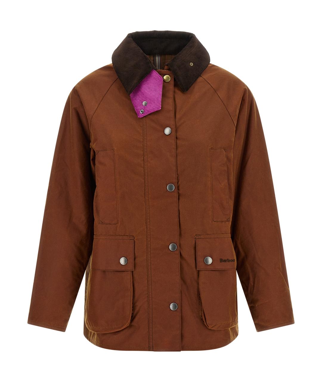 BARBOUR Коричневая хлопковая куртка, фото 1