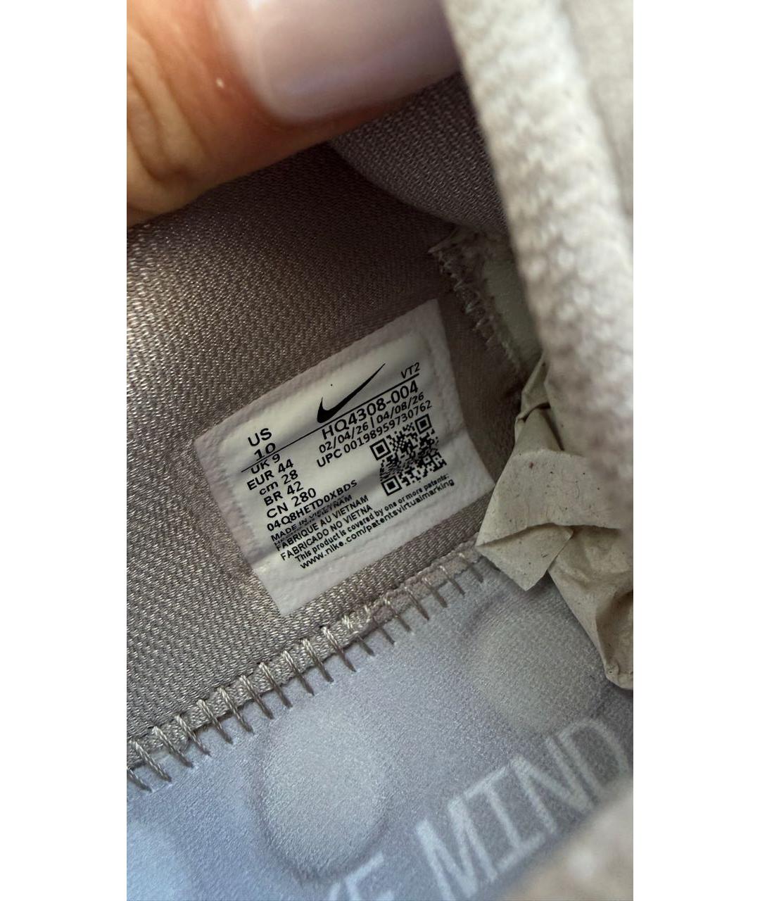 NIKE Белые низкие кроссовки / кеды, фото 4