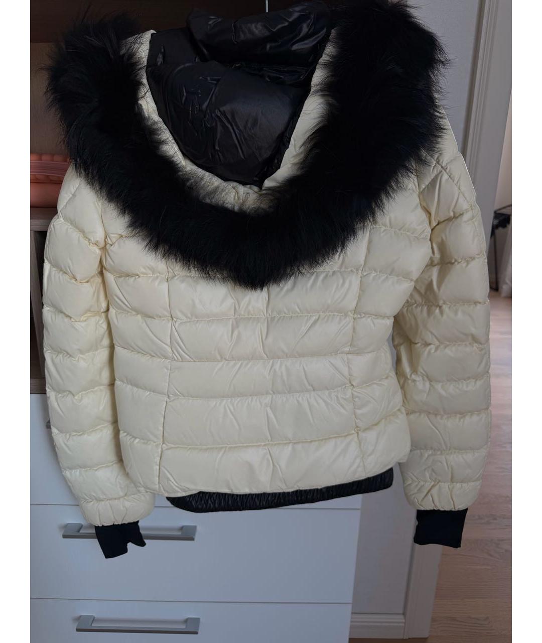 MONCLER GRENOBLE Бежевая полиамидовая куртка, фото 2