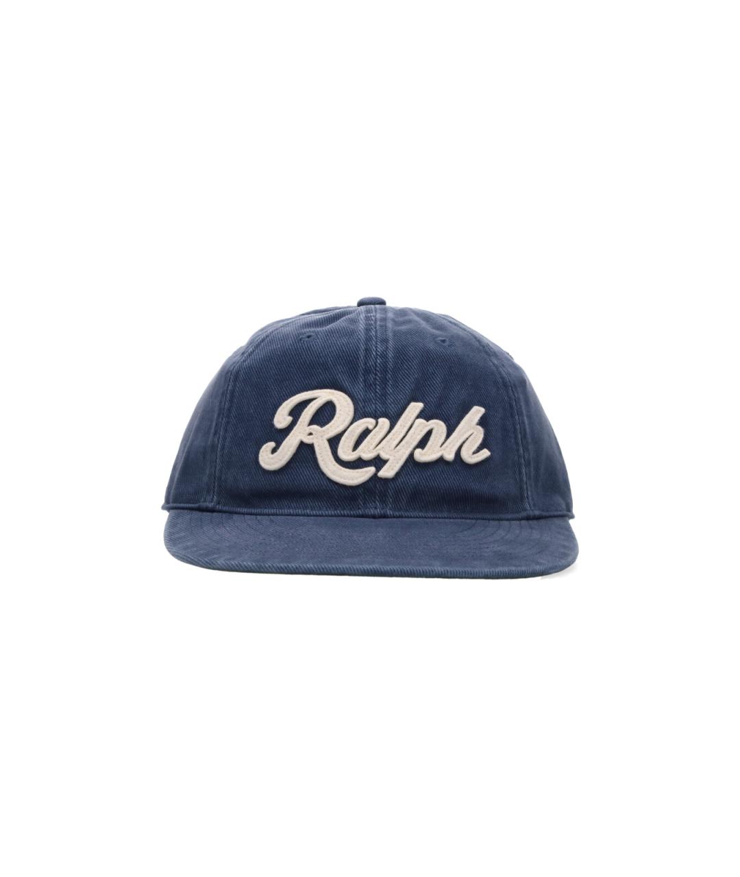 POLO RALPH LAUREN Синяя хлопковая кепка/бейсболка, фото 4