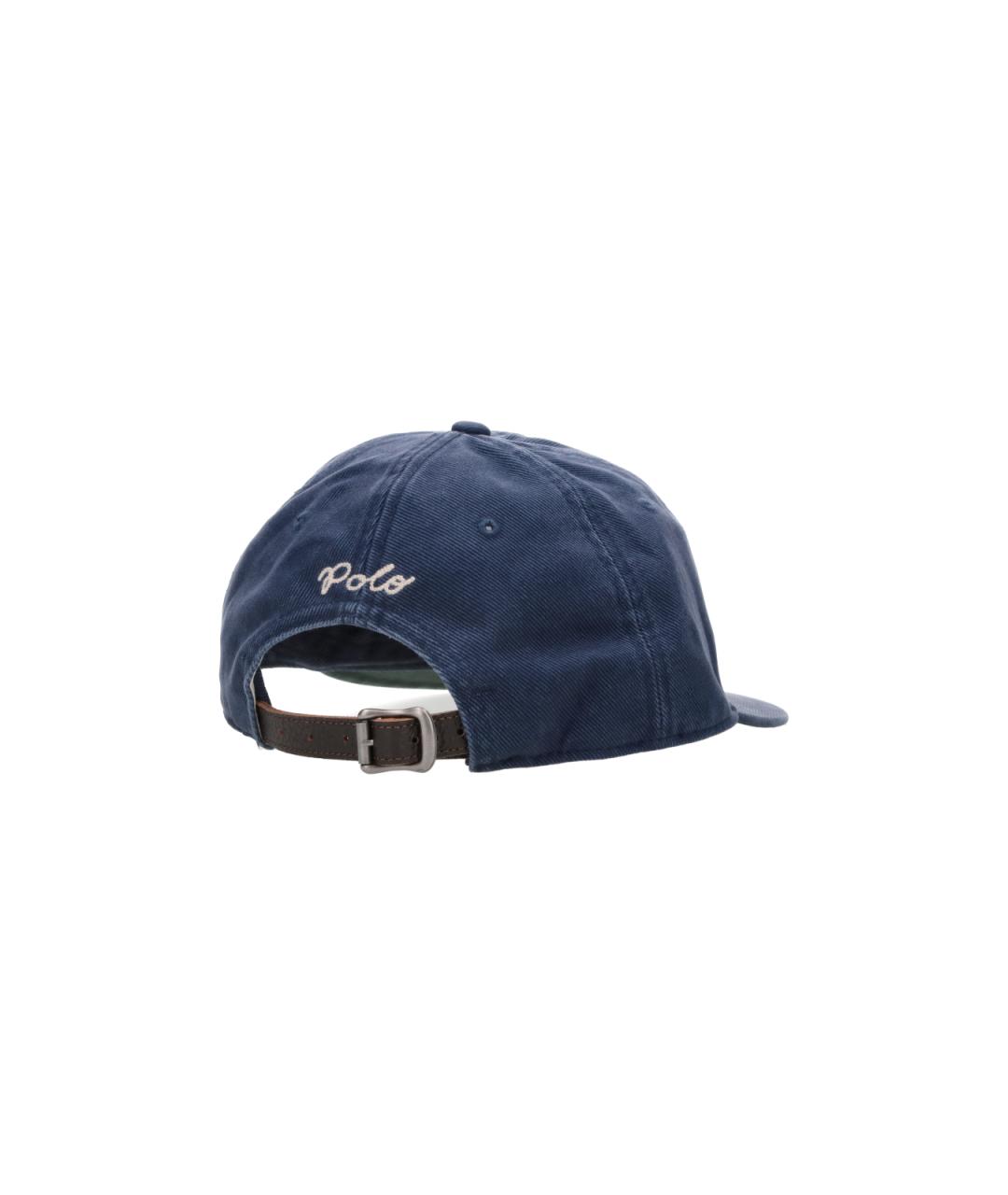 POLO RALPH LAUREN Синяя хлопковая кепка/бейсболка, фото 2