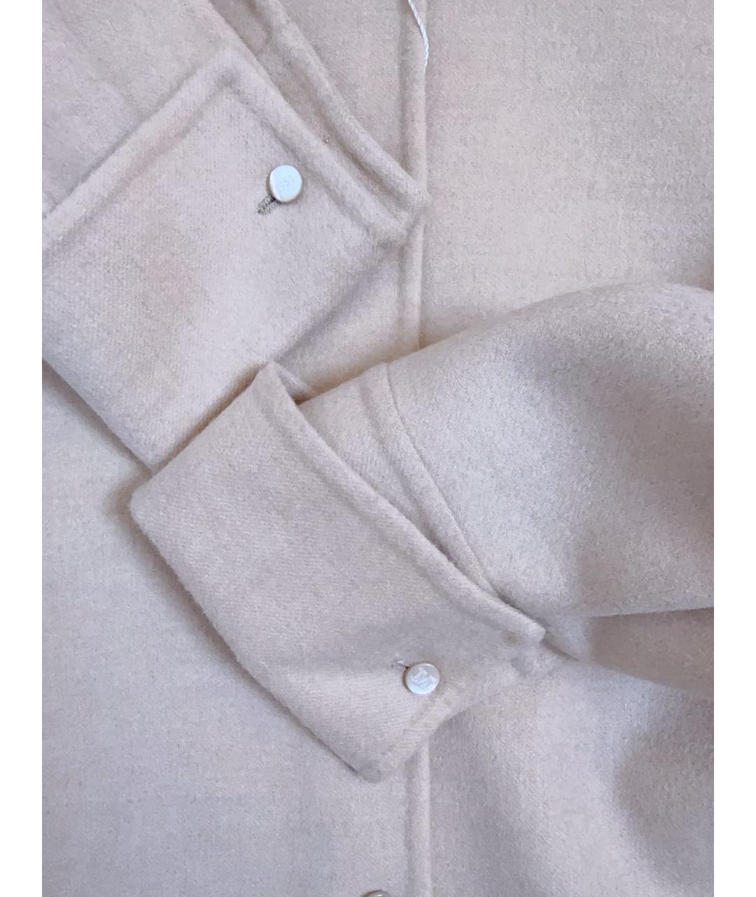 MAX MARA Бежевая кашемировая рубашка, фото 6