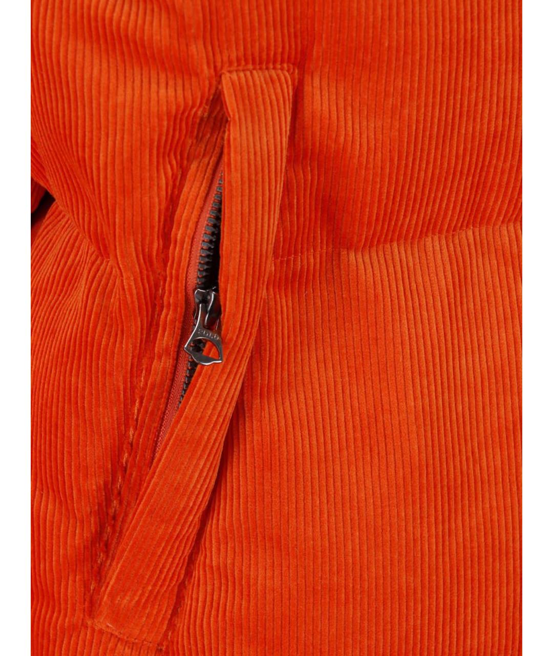 POLO RALPH LAUREN Оранжевая хлопковая куртка, фото 4