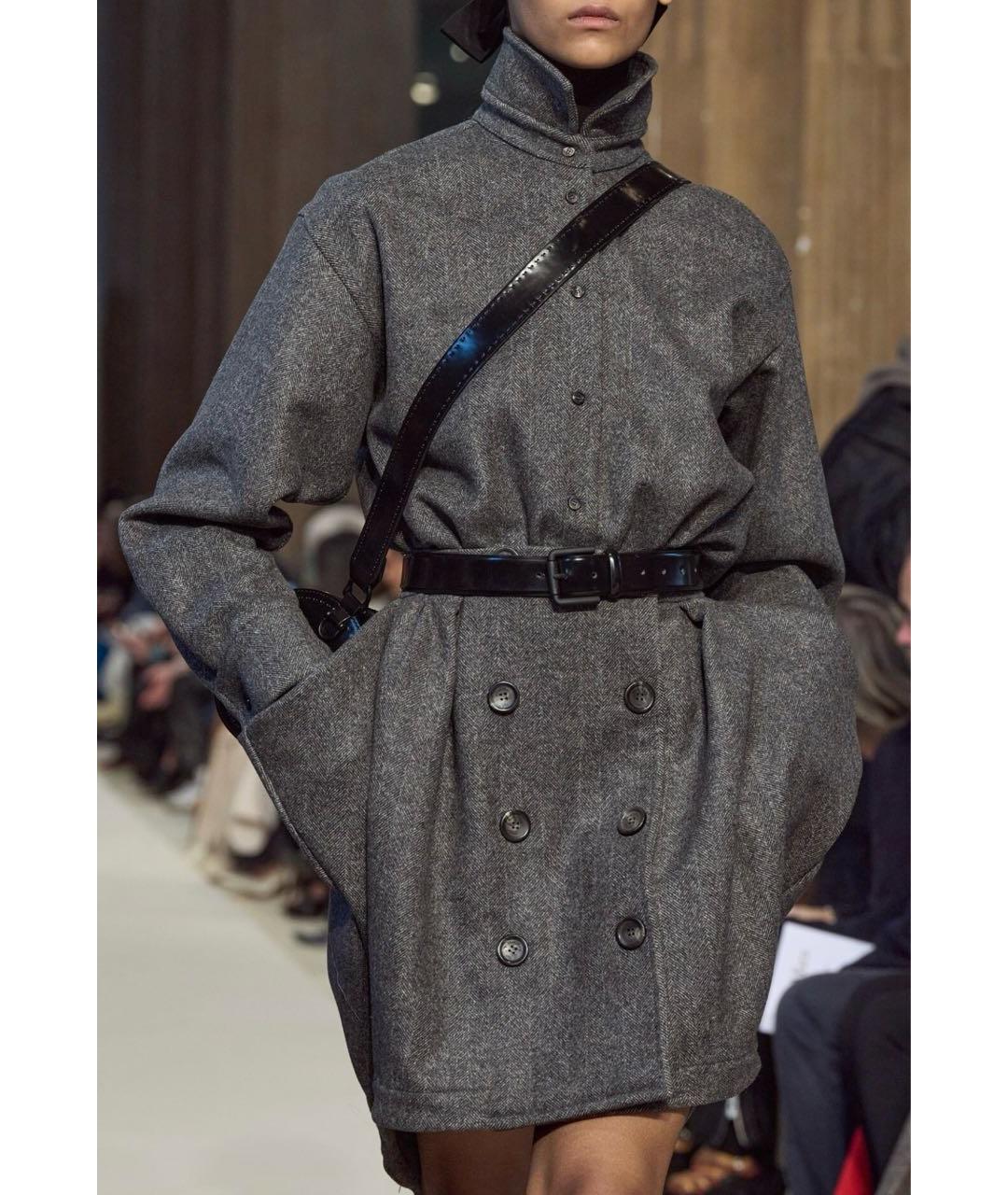 MAX MARA Серая шерстяная рубашка, фото 7