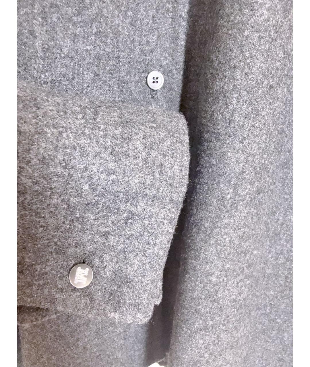 MAX MARA Серая шерстяная рубашка, фото 6