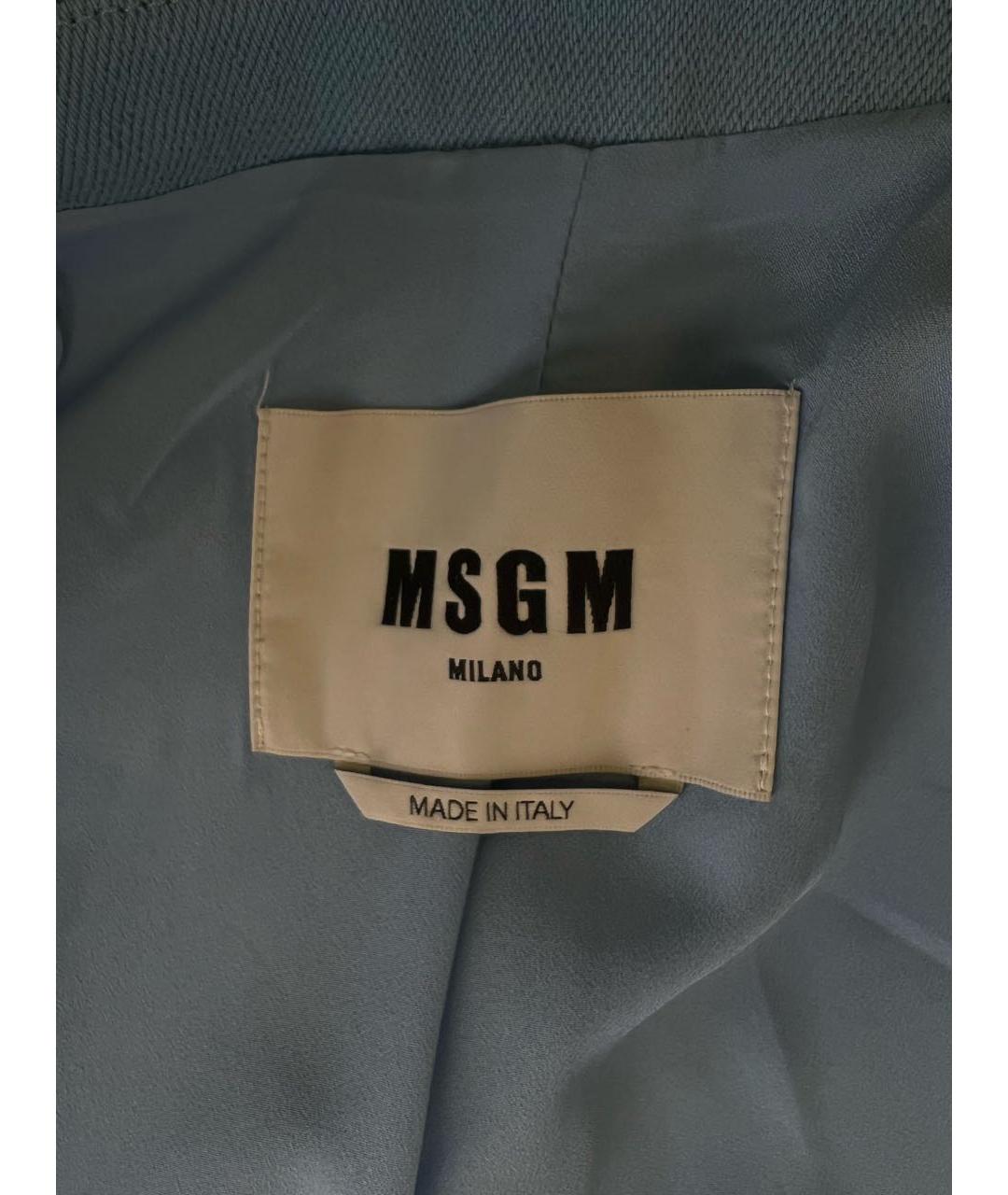 MSGM Голубой жакет/пиджак, фото 5