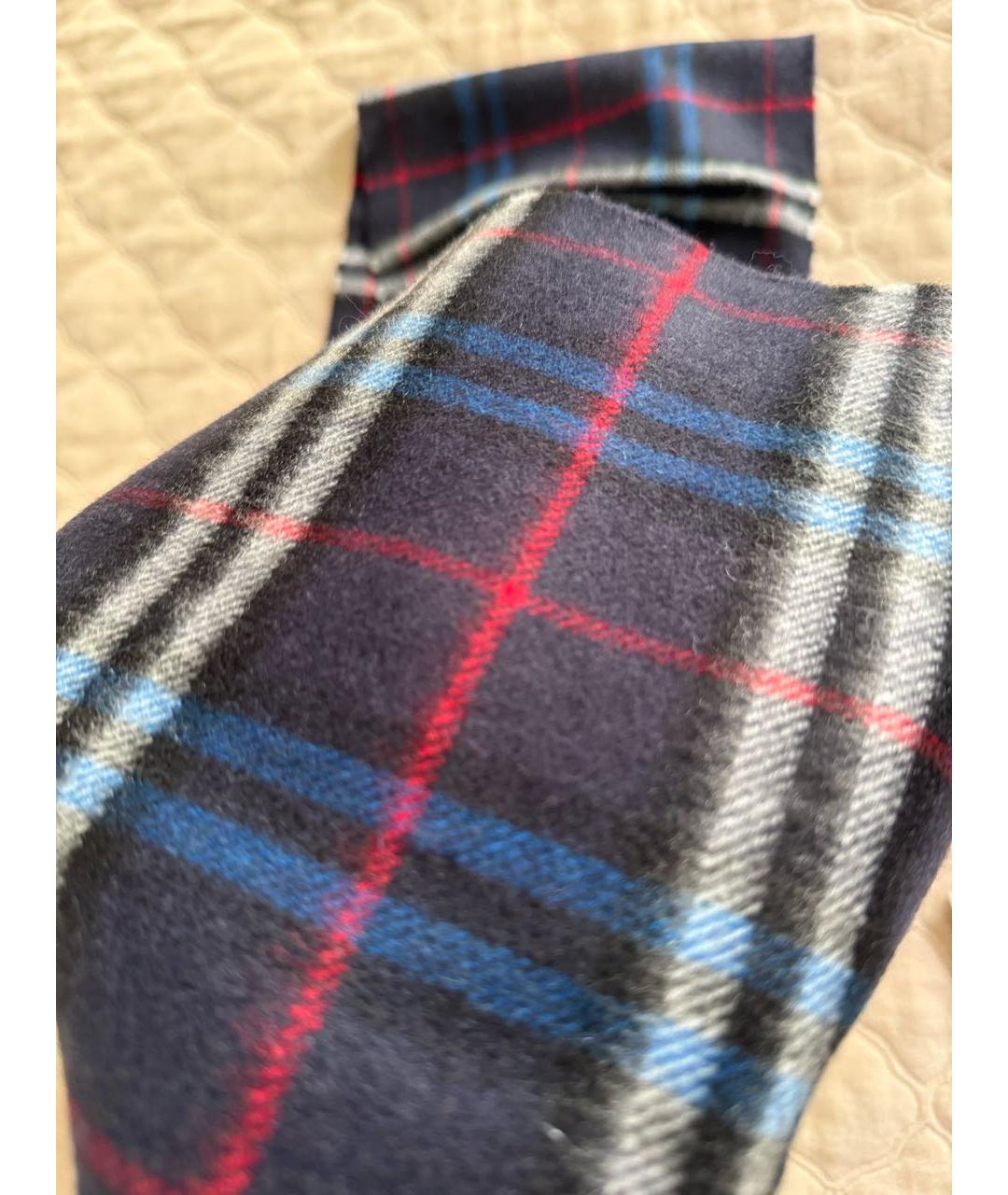 BURBERRY Фиолетовый кашемировый шарф, фото 2