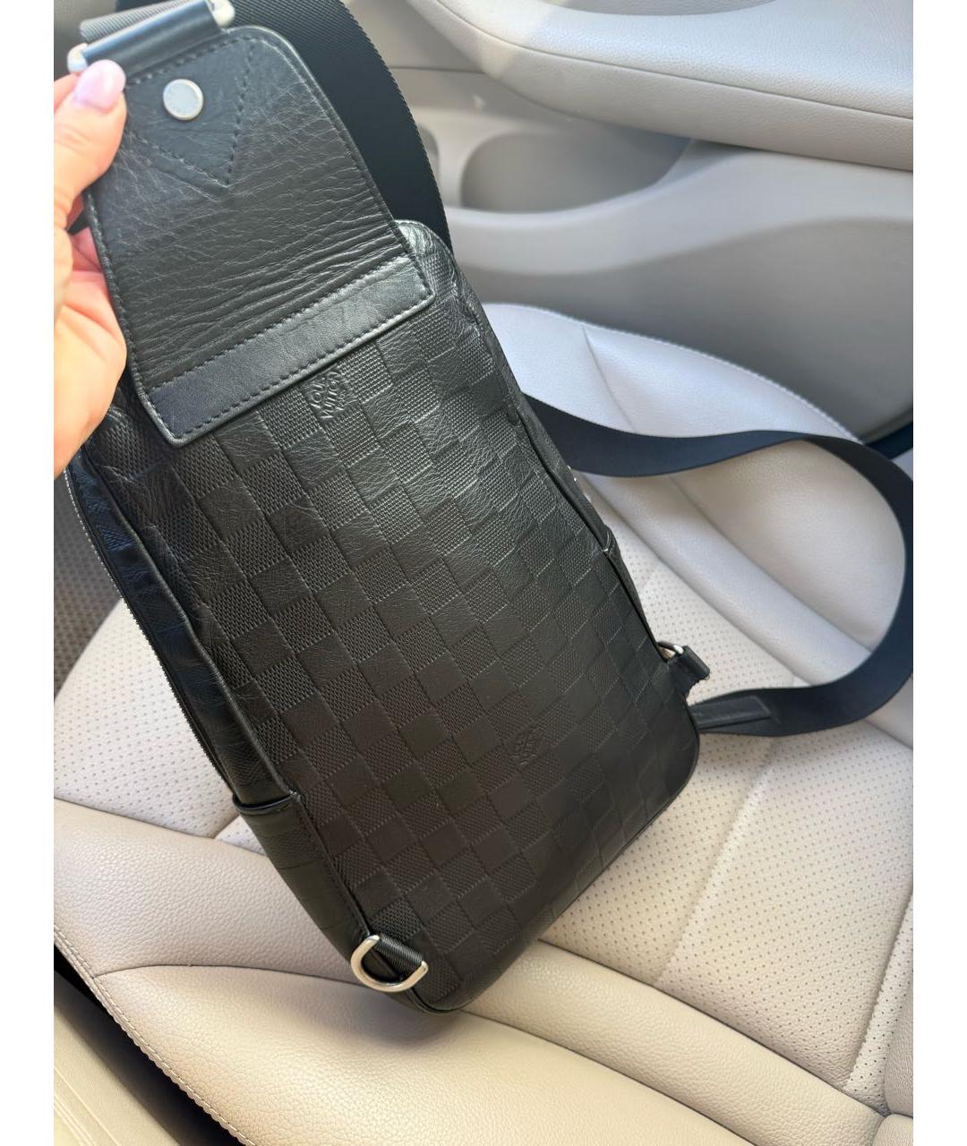 LOUIS VUITTON Синяя кожаная сумка на плечо, фото 4