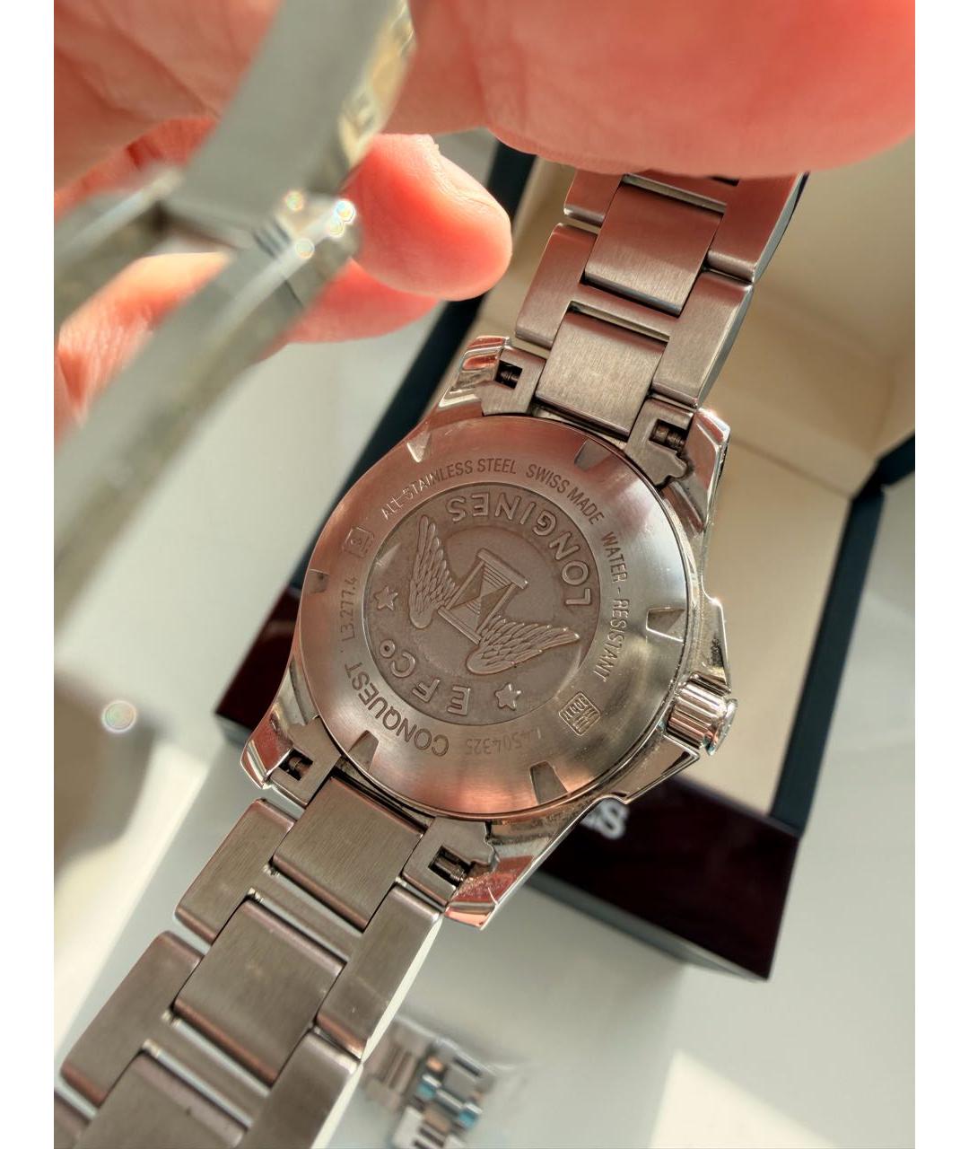 LONGINES Серые часы, фото 2