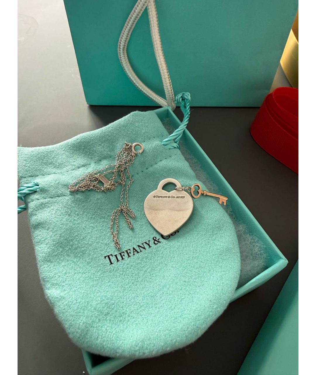 TIFFANY&CO Серебряное серебряное колье, фото 3