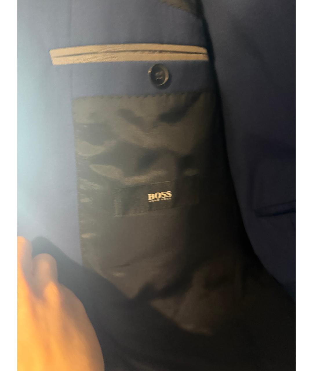 HUGO BOSS Синий классический костюм, фото 3