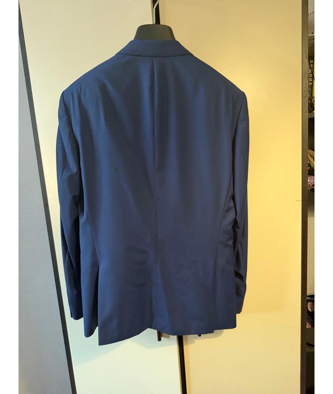 HUGO BOSS Синий классический костюм, фото 2